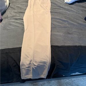 Wink Beige Straight-Leg Scrub Pants
